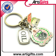 Souvenir metal wholesale polymer clay keychain